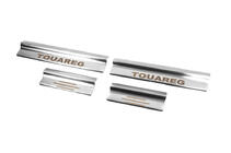 Накладки на внутренние пороги нержавейка Carmos (4 шт) фото 1 Накладки на внутренние пороги нержавейка Carmos (4 шт) фото 1