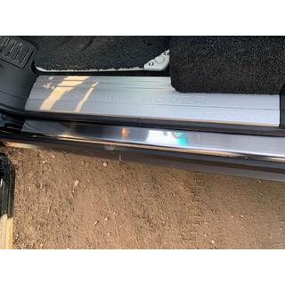 Накладки на пороги Carmos (4 шт., нержавейка) Range Rover III L322 2002-2012 гг. фото 4