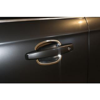 Chevrolet Aveo T250 2005-2011 гг. Мильнички под ручки (4 шт, нерж)
