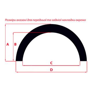 Расширители арок (черный мат) фото 4
