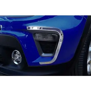 Хромированные Накладки на Противотуманные Фары 2019+ (2 шт Нержавейка) Jeep Renegade 2014- гг. фото 1