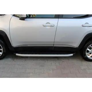 Молдинги дверные Черный Хром (4 шт, нерж сталь) Jeep Renegade 2014- гг. фото 3