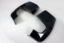 Накладки на Зеркала Черный Хром (2 шт., пластик) фото 2