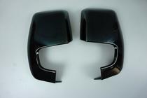Накладки на Зеркала Черный Хром (2 шт., пластик) фото 3