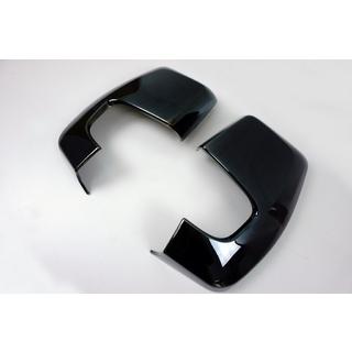 Накладки на Зеркала Черный Хром (2 шт., пластик) Ford Custom 2013-2022 гг. фото 2