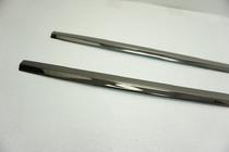 Volkswagen T6 2015-2024 гг. Накладки на решетку Черный Хром 2015-2019 (4 шт, нерж сталь) фото 3