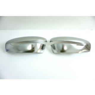 Накладки на Зеркала Серый Мат (2 шт., Пластик) Nissan Qashqai 2014-2021 гг. фото 2