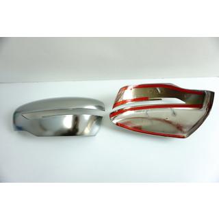 Накладки на Зеркала Серый Мат (2 шт., Пластик) Nissan X-trail T32/Rogue 2014-2021 гг. фото 3