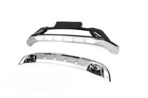 Накладки на передний и задний бампер 2015-2019 V4 (пластик) фото 2