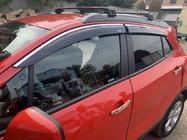 Opel Mokka 2012-2021 гг. Ветровики с хромированным молдингом (4 шт, Niken) фото 3