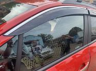 Opel Mokka 2012-2021 гг. Ветровики с хромированным молдингом (4 шт, Niken) фото 4
