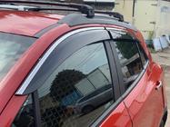 Opel Mokka 2012-2021 гг. Ветровики с хромированным молдингом (4 шт, Niken) фото 5