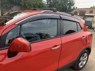 Opel Mokka 2012-2021 гг. Ветровики с хромированным молдингом (4 шт, Niken) фото 6