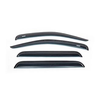 Ветровики на окна (4 шт, Niken) Nissan Navara 2006-2015 гг. фото 3