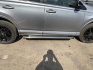 Toyota Rav 4 2013-2018 гг. Боковые Подножки Maydos V2 (2 шт., Алюминий и Нержавейка) фото 2