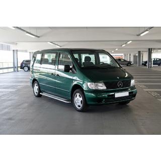 Боковые Подножки Maydos V2 (2 шт., Алюминий и Нержавейка) Mercedes Vito W638 1996-2003 гг. фото 1