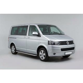 Боковые Подножки Maydos V2 (2 шт., Алюминий и Нержавейка) Volkswagen T5 2010-2015 гг. фото 1