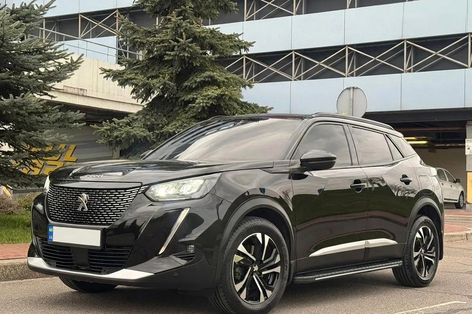 Peugeot 3008 2016-2023 гг. Боковые Подножки Bosphore Grey (2 шт., Алюминий) Image