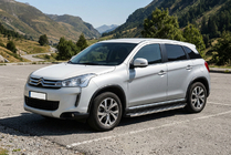 Citroen C-4 Aircross 2012-2017 гг. Боковые Подножки BlackLine (2 шт, Алюминий) фото 1