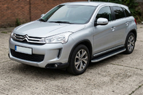 Citroen C-4 Aircross 2012-2017 гг. Боковые Подножки Tayga (2 шт., Алюминий) фото 1