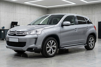 Citroen C-4 Aircross 2012-2017 гг. Боковые пороги Rainbow (2 шт., алюминий) фото 1