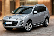 Peugeot 4007 2007-2013 гг. Боковые Подножки Line (2 шт., Алюминий) фото 1