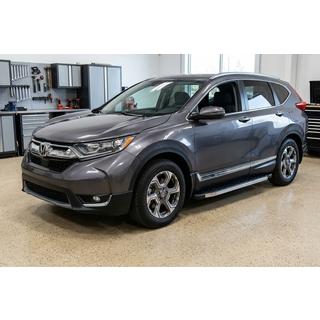 Боковые Подножки BlackLine (2 шт, Алюминий) Honda CRV 2017-2022 гг. фото 1