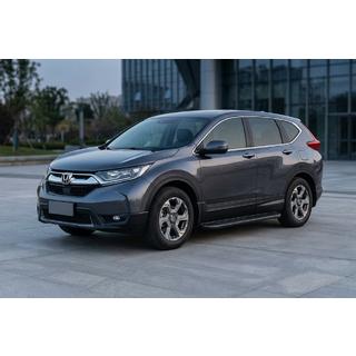 Боковые пороги Bosphorus Black (2 шт., алюминий) Honda CRV 2017-2022 гг. фото 1