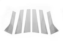 Накладки на дверные стойки из нержавеющей стали (6 шт) фото 2