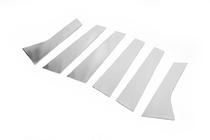 Накладки на дверные стойки из нержавеющей стали (6 шт) фото 3