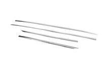 Renault Megane IV 2016-2025 гг. Дверной молдинг из нержавеющей стали (Sedan) фото 3