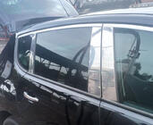 Peugeot 3008 2008-2016 гг. Накладки на стойки из нержавеющей стали фото 1