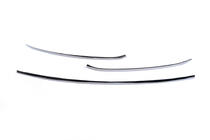 Накладки на решетку бампера 2014-2018 Carmos (нержавейка) фото 3