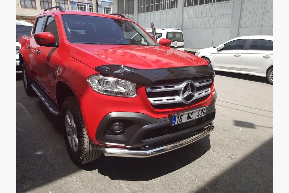 Mercedes X class 2017-2020 гг. Дефлектор капота (EuroCap) Фото 6