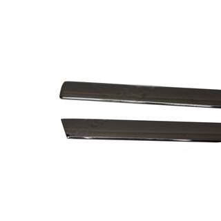 Окантовка окон Черный хром (HB, 8 шт, нерж сталь) Renault Clio IV 2012-2019 гг. фото 2