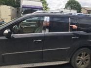 Накладки на дверные стойки из нержавеющей стали (6 шт) фото 2 Накладки на дверные стойки из нержавеющей стали (6 шт) фото 2