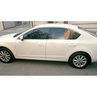 Верхние молдинги окон нержавейка (4 шт) Skoda Octavia III A7 2013-2019 гг. фото 3