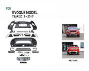 Range Rover Evoque 2012-2018 гг. Тюнинг комплект обвесов (BodyKit-2) фото 2