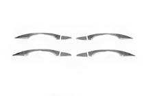 Хромированные накладки на верхнюю часть ручек (4 шт, нержавейка) фото 2 Хромированные накладки на верхнюю часть ручек (4 шт, нержавейка) фото 2