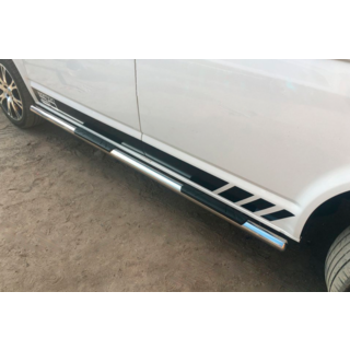 Боковые трубы (2 шт., нержавейка) фото 4