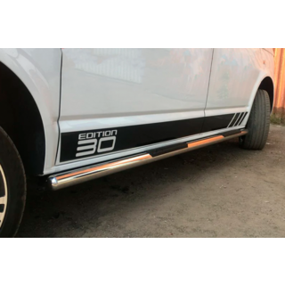 Боковые трубы (2 шт., нержавейка) фото 1