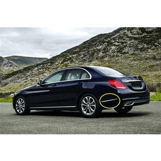 Накладки на молдинги V1 нержавейка Mercedes C-сlass W205 2014-2021 гг. фото 2