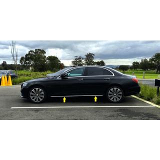 Накладки на молдинги V1 нержавейка Mercedes C-сlass W205 2014-2021 гг. фото 3