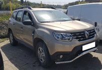 Renault Duster 2008-2017 гг. Передняя защита ST012 (нержавейка) фото 3