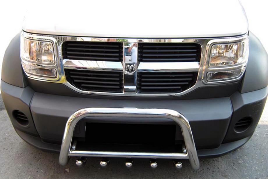 Dodge Nitro 2006-2011 гг. Передняя Дуга QT006 (Нержавейка) Image
