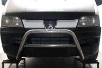 Peugeot Boxer 1994-2006 гг. Кенгурятник WT005 (нержавейка) фото 1