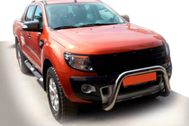Ford Ranger 2011-2022 гг. Передняя защита WT005 (нержавейка) фото 1