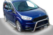Ford Courier 2014-2023 гг. Передняя защита WT005 (нержавейка) фото 1