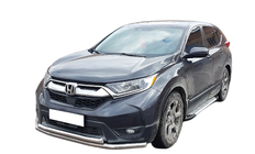 Honda CRV 2017-2022 гг. Передняя защита ST014 (2016-2019, Нерж. сталь) фото 1