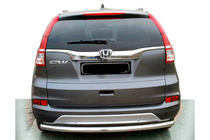 Honda CRV 2017-2022 гг. Задняя дуга AK002 (2016-2019, нержавейка) фото 1